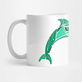 Abstract Dolphin Mug